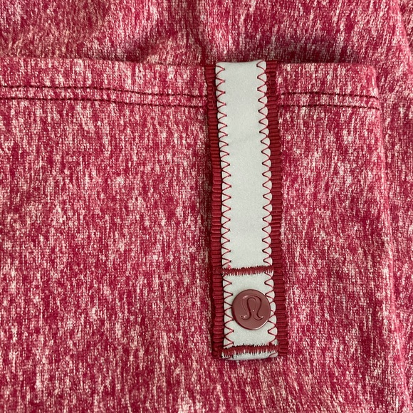 Lululemon Vinyasa Scarf Rulu Versatile Stretch Heathered Pink button infinity - Picture 3 of 6